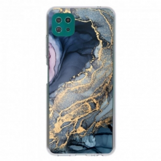 Cover Samsung Galaxy A22 5G Farvet Marmor