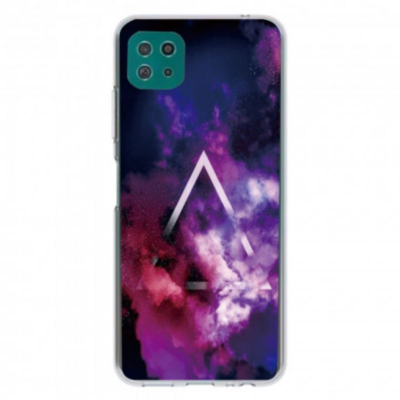 Cover Samsung Galaxy A22 5G Fleksibel Geometri