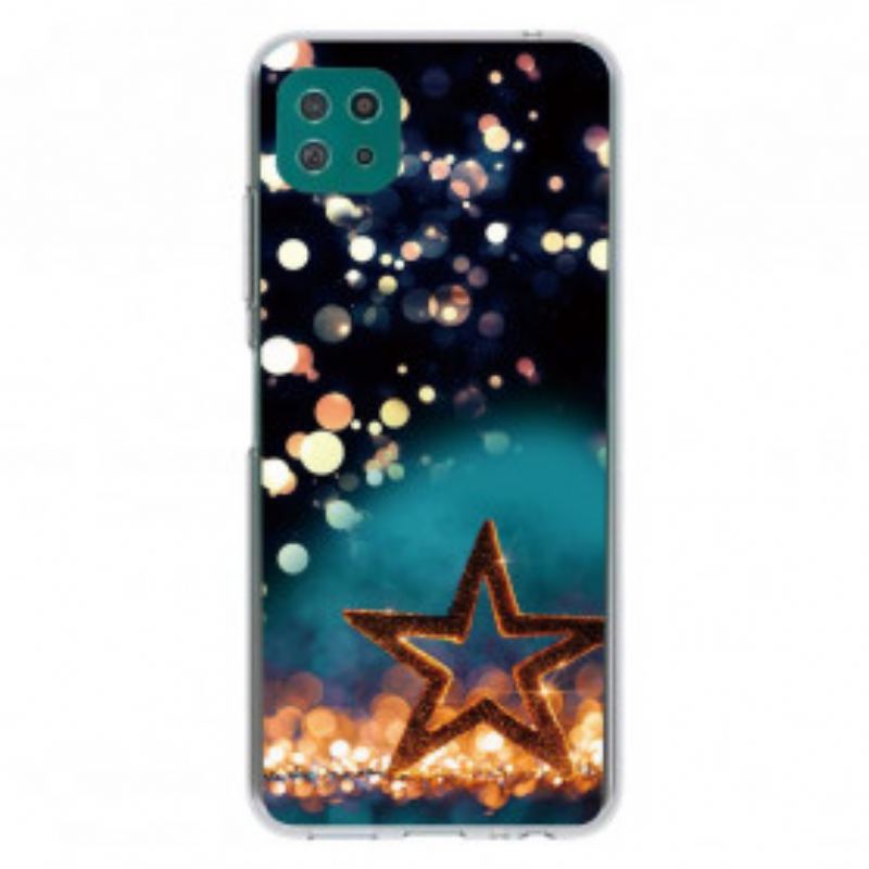 Cover Samsung Galaxy A22 5G Fleksibel Stjerne