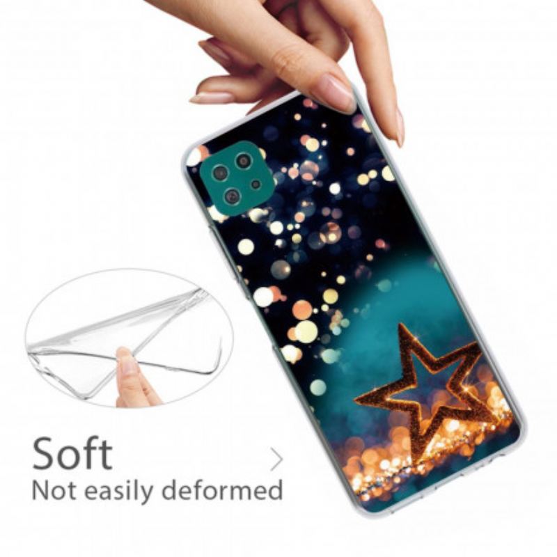 Cover Samsung Galaxy A22 5G Fleksibel Stjerne