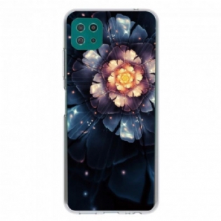 Cover Samsung Galaxy A22 5G Fleksible Blomster