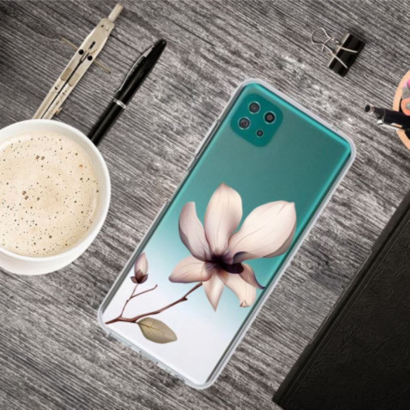 Cover Samsung Galaxy A22 5G Premium Blomster