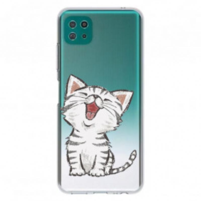 Cover Samsung Galaxy A22 5G Sød Kat