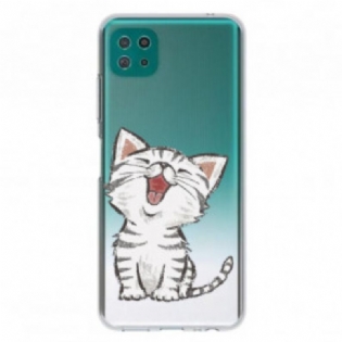 Cover Samsung Galaxy A22 5G Sød Kat