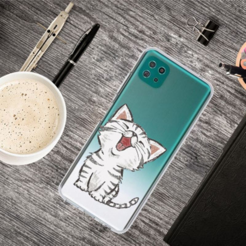 Cover Samsung Galaxy A22 5G Sød Kat