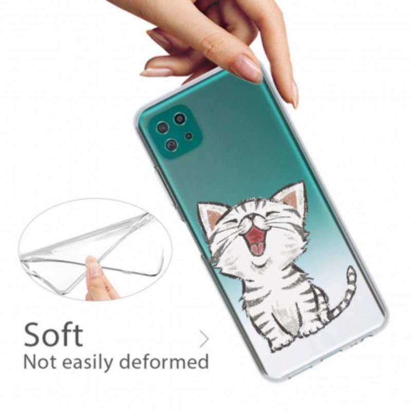 Cover Samsung Galaxy A22 5G Sød Kat