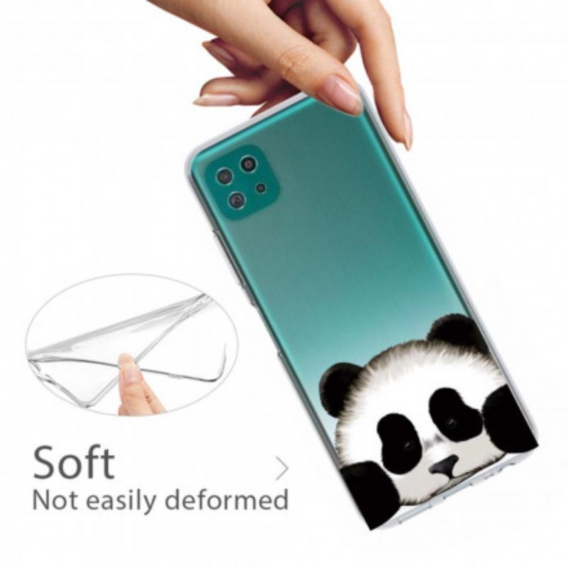 Cover Samsung Galaxy A22 5G Sømløs Panda