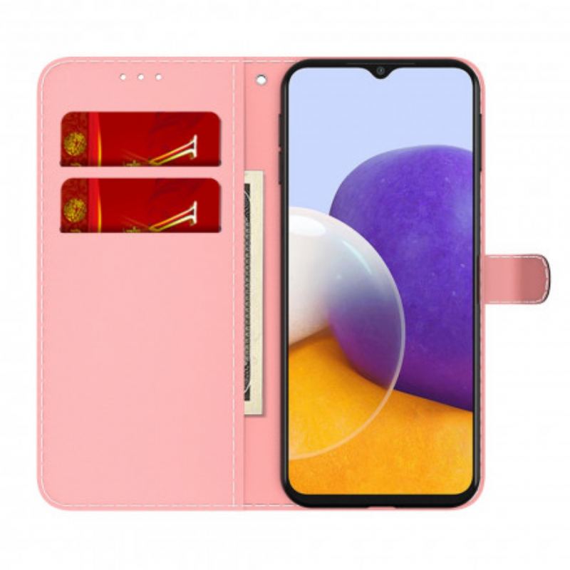 Flip Cover Samsung Galaxy A22 5G Abstraktion