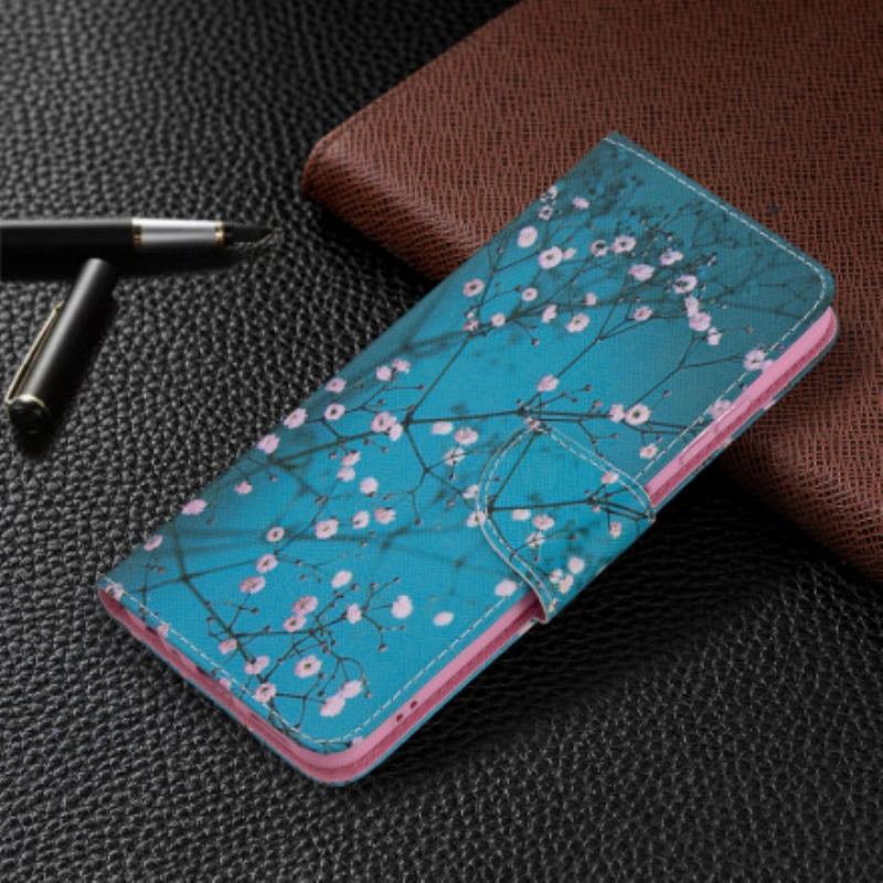 Flip Cover Samsung Galaxy A22 5G Blomstrende Træ