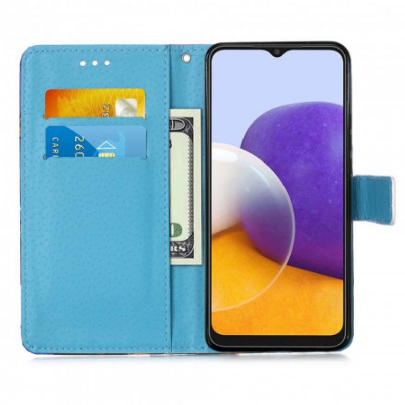 Flip Cover Samsung Galaxy A22 5G Elsker Bølgen