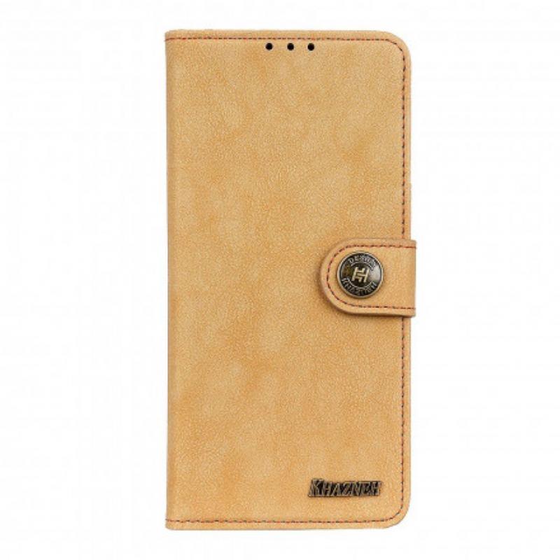 Flip Cover Samsung Galaxy A22 5G Khazneh Retro Split Imiteret Læder