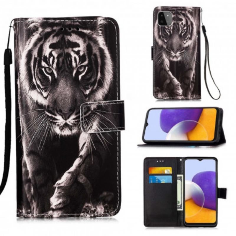 Flip Cover Samsung Galaxy A22 5G Nattiger