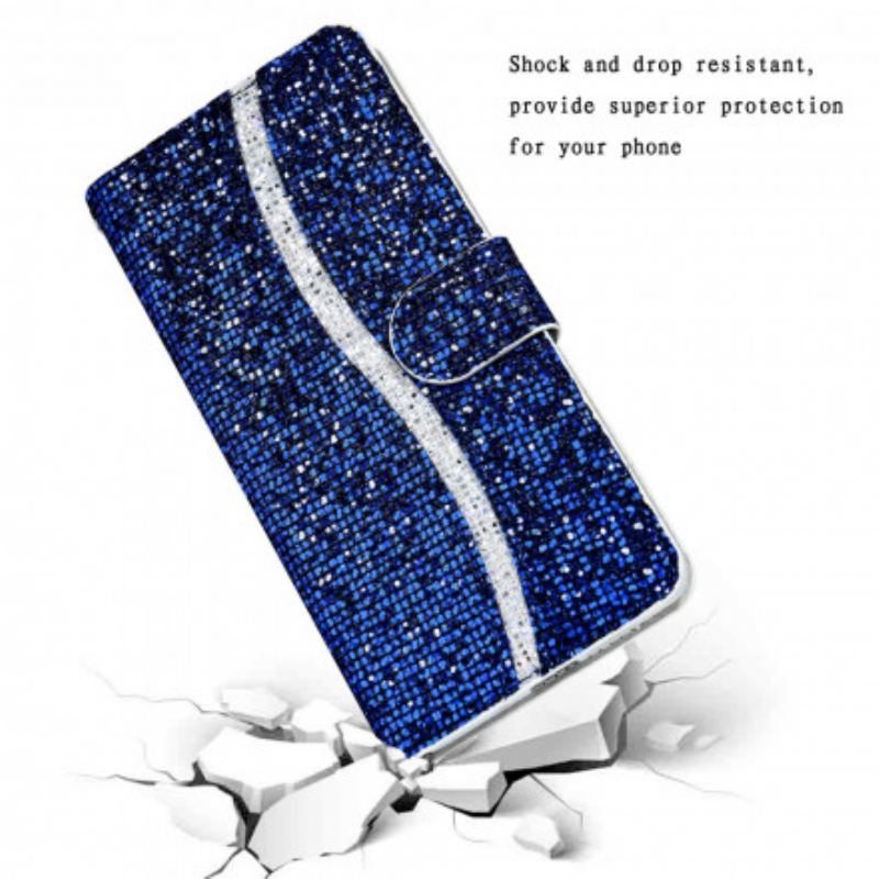 Flip Cover Samsung Galaxy A22 5G Pailletter S Design