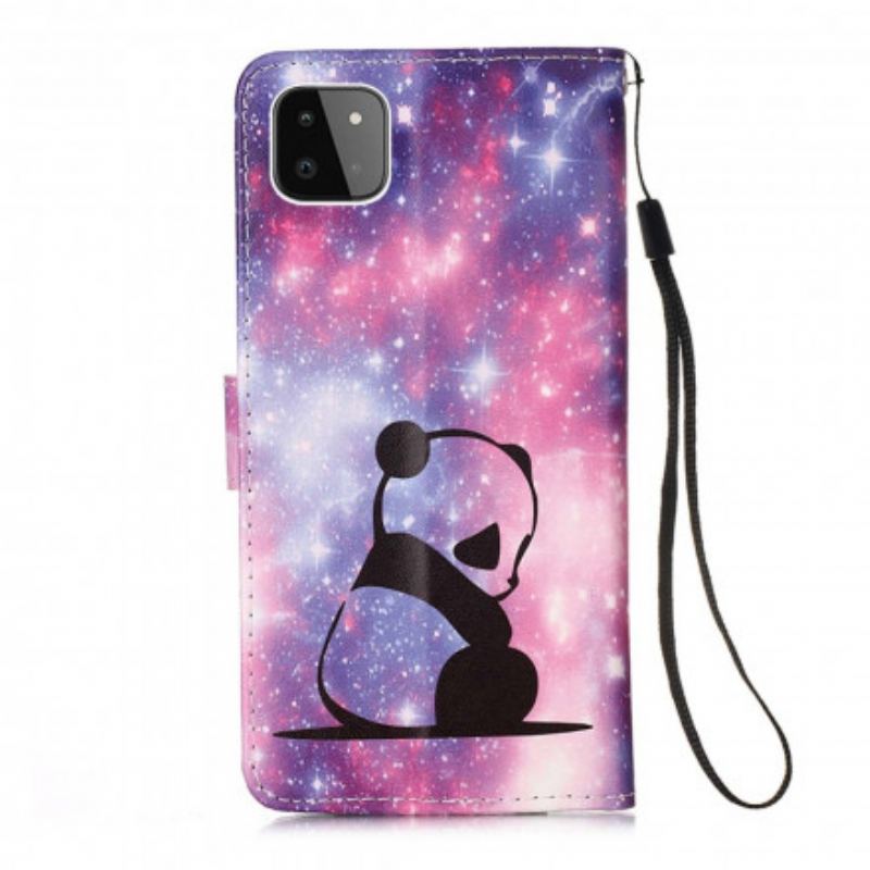 Flip Cover Samsung Galaxy A22 5G Panda Galaxy