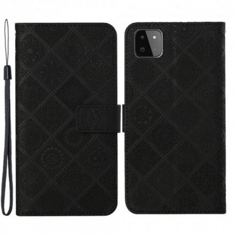 Flip Cover Samsung Galaxy A22 5G Tapestry Mønster