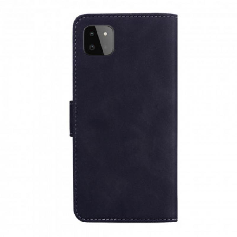 Flip Cover Samsung Galaxy A22 5G Vintage Couture Læderstil