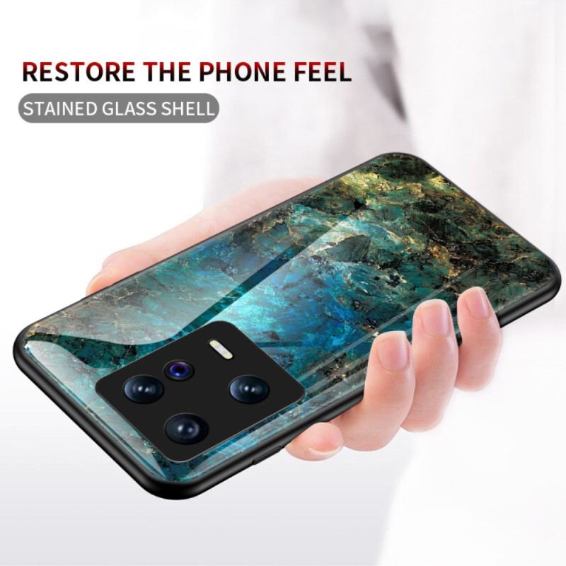 Mobilcover Xiaomi 13 Marmor Hærdet Glas