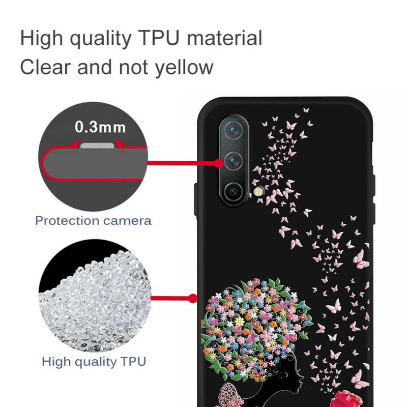 Cover OnePlus Nord CE 5G Blomsterhoved Kvinde