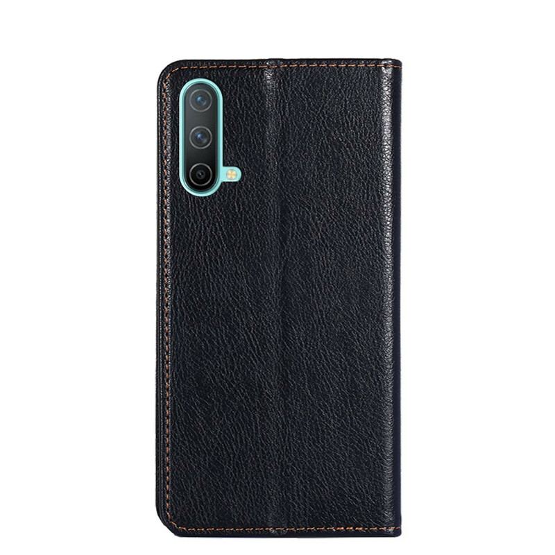 Cover OnePlus Nord CE 5G Flip Cover Ægte Læder