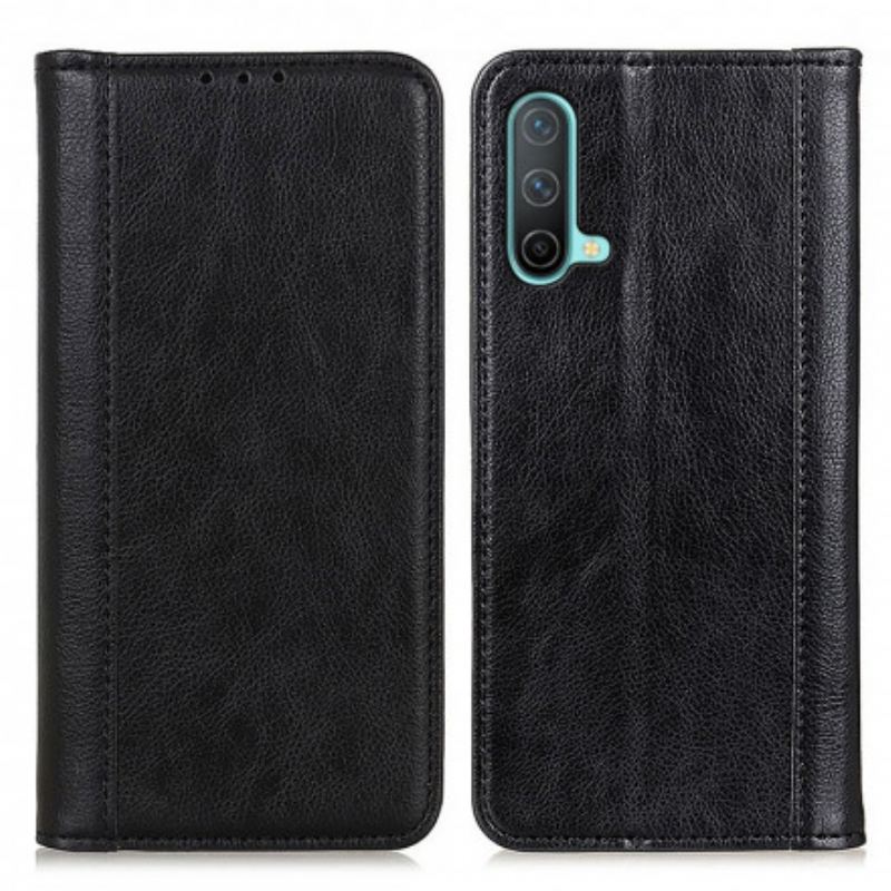 Cover OnePlus Nord CE 5G Flip Cover Elegance Split Litchi Læder