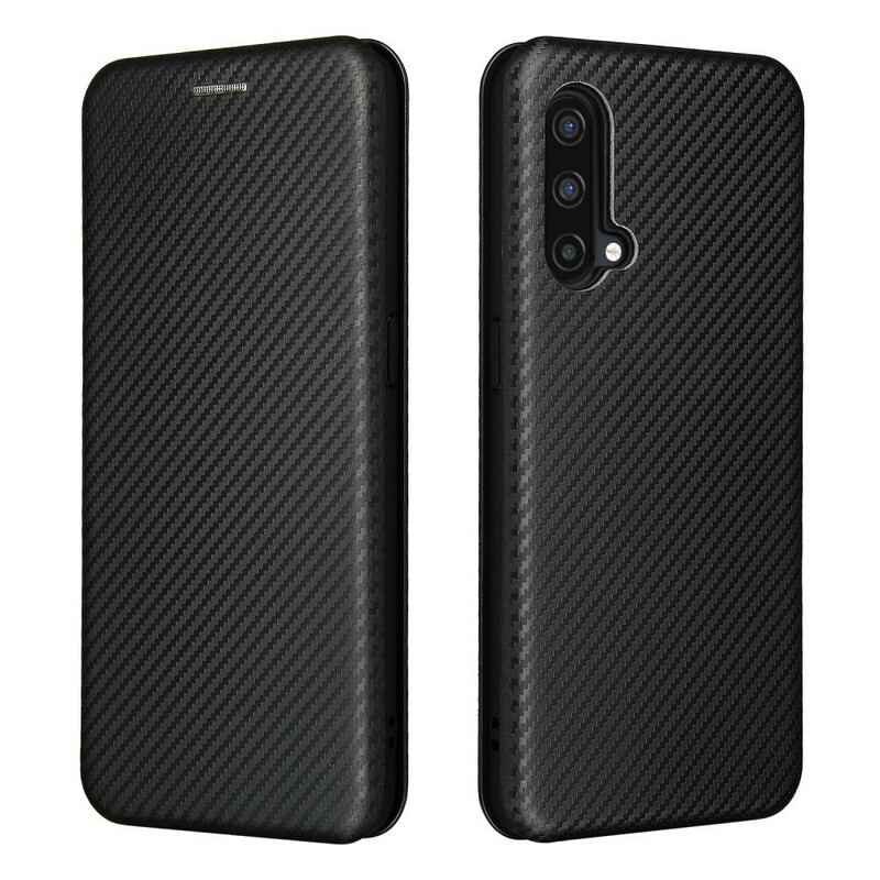 Cover OnePlus Nord CE 5G Flip Cover Farvet Carbon Silikone