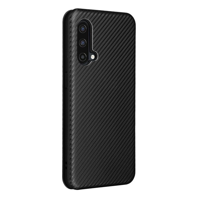 Cover OnePlus Nord CE 5G Flip Cover Farvet Carbon Silikone