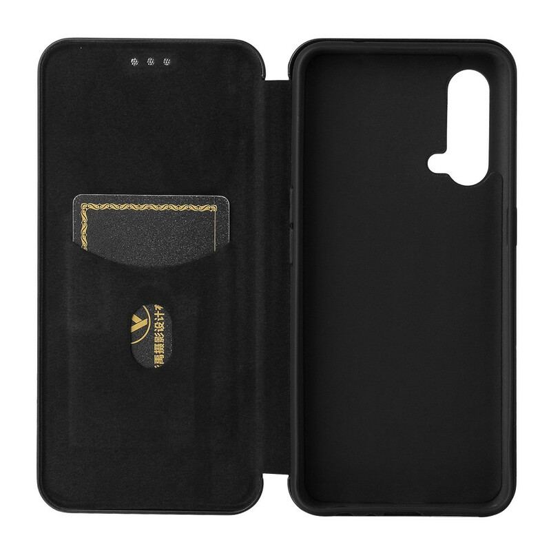 Cover OnePlus Nord CE 5G Flip Cover Farvet Carbon Silikone