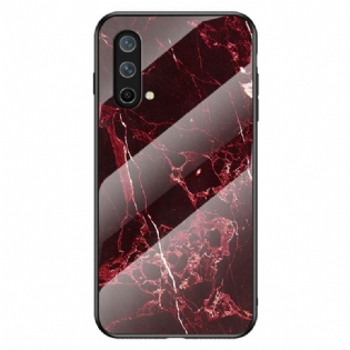 Cover OnePlus Nord CE 5G Marmorfarver Hærdet Glas