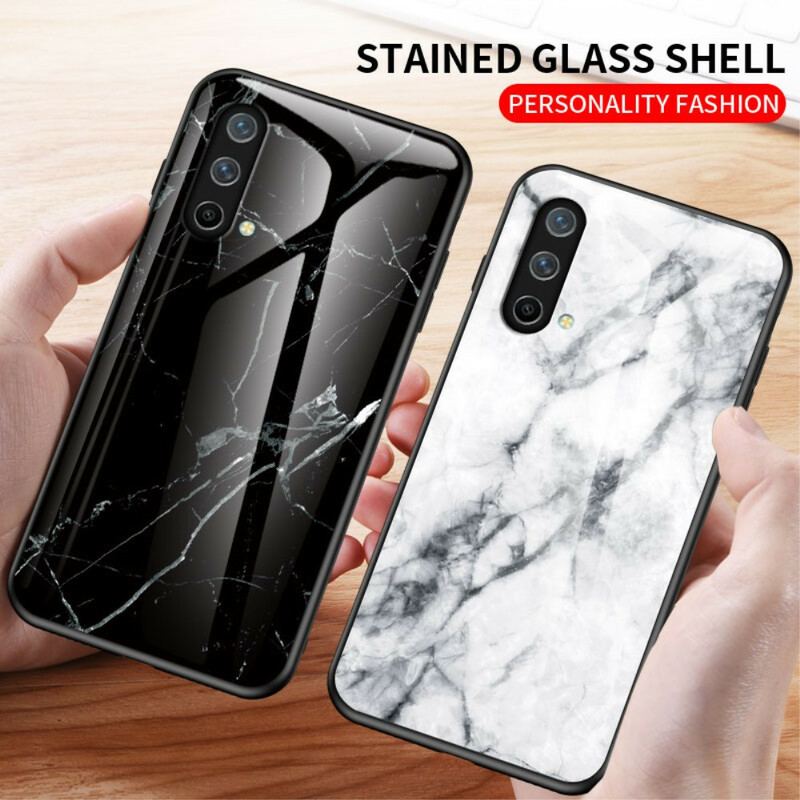 Cover OnePlus Nord CE 5G Marmorfarver Hærdet Glas