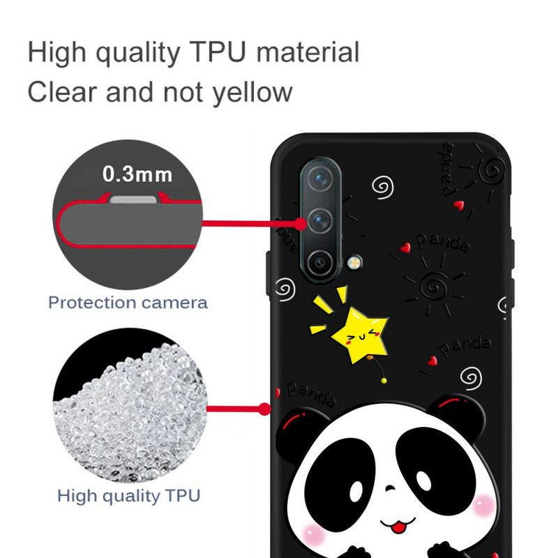 Cover OnePlus Nord CE 5G Panda Stjerne