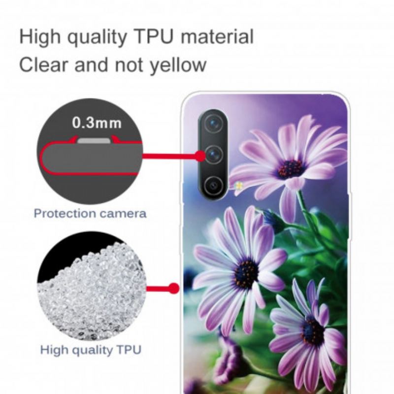 Cover OnePlus Nord CE 5G Realistiske Blomster