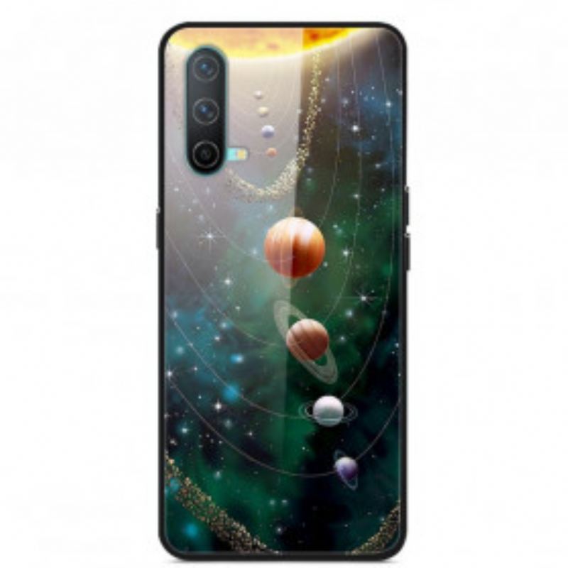 Cover OnePlus Nord CE 5G Solsystemet Planet Hærdet Glas