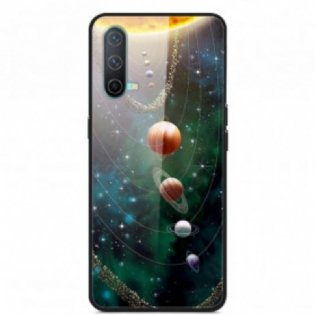 Cover OnePlus Nord CE 5G Solsystemet Planet Hærdet Glas