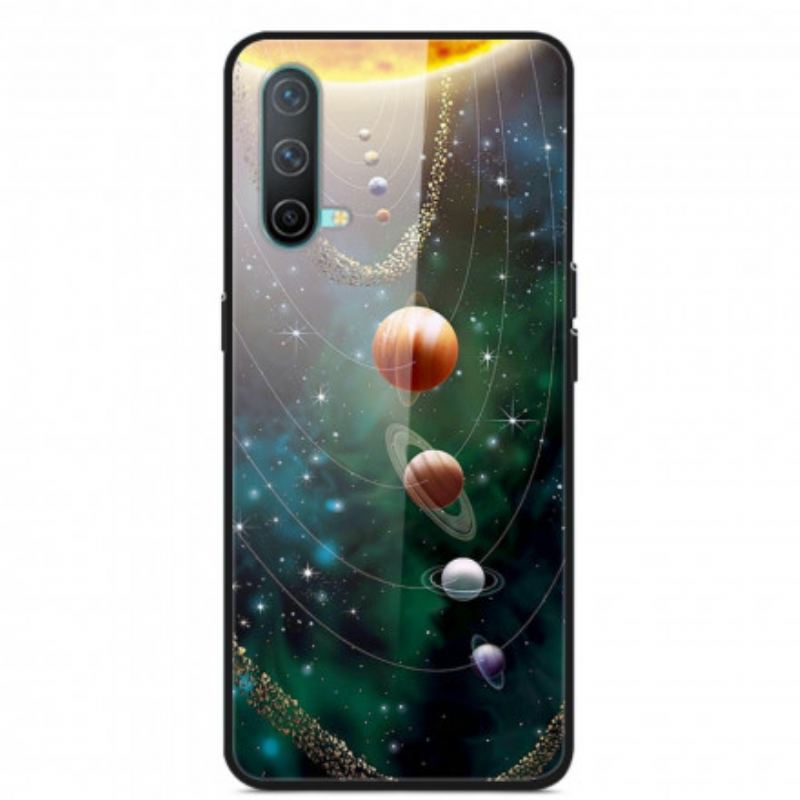 Cover OnePlus Nord CE 5G Solsystemet Planet Hærdet Glas