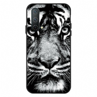 Cover OnePlus Nord CE 5G Sort Og Hvid Tiger