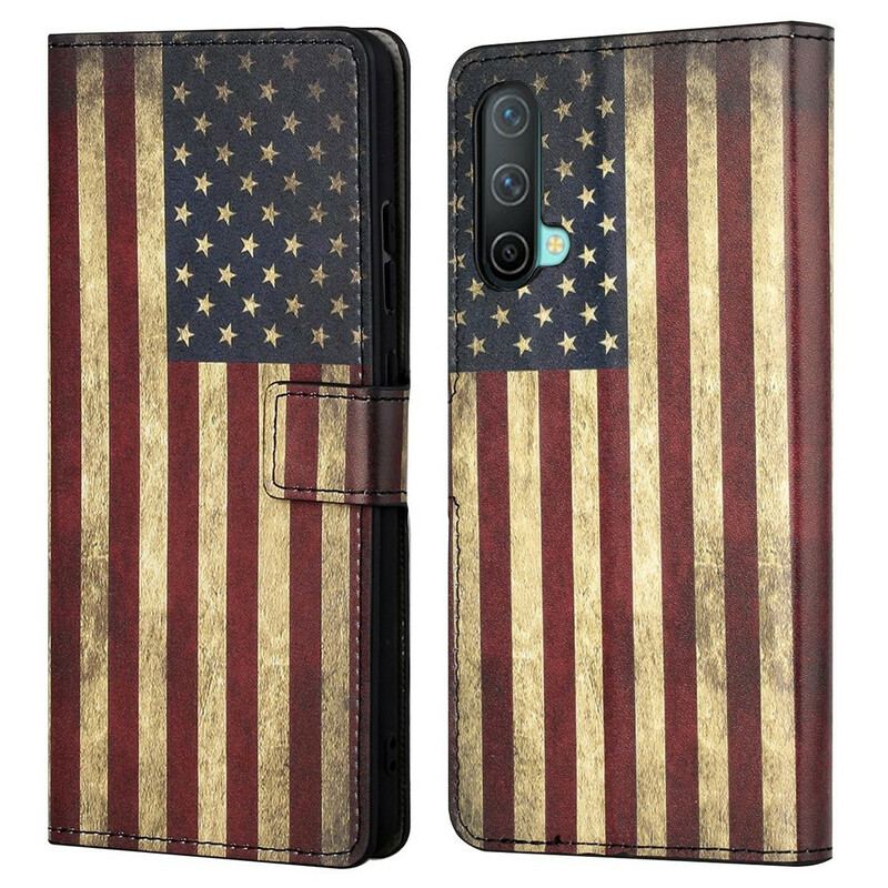 Flip Cover OnePlus Nord CE 5G Amerikansk Flag