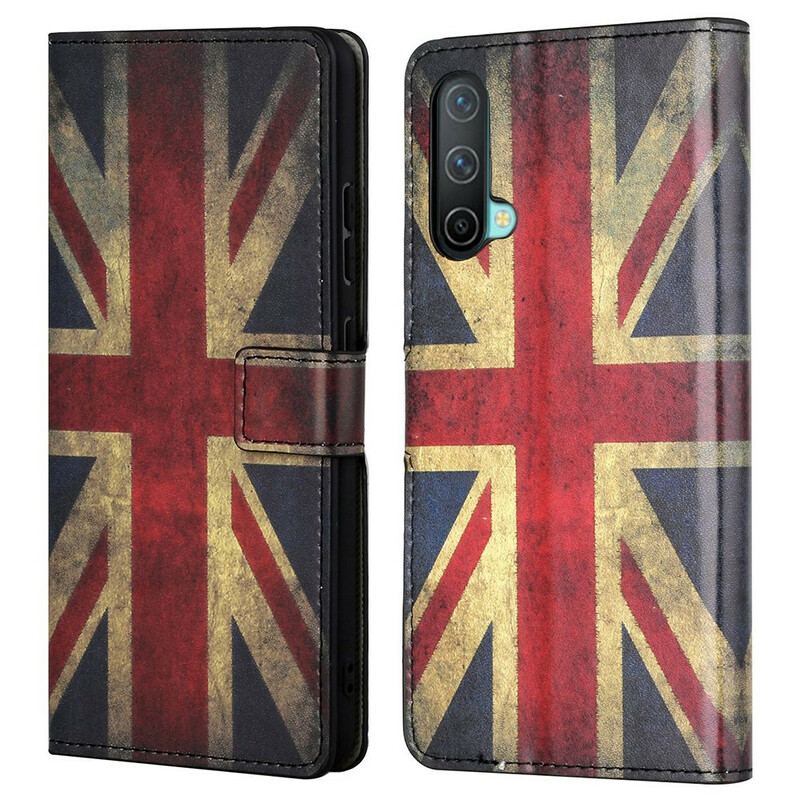 Flip Cover OnePlus Nord CE 5G England Flag