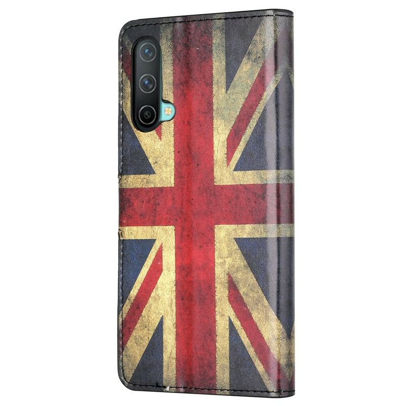 Flip Cover OnePlus Nord CE 5G England Flag