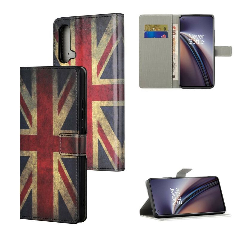 Flip Cover OnePlus Nord CE 5G England Flag