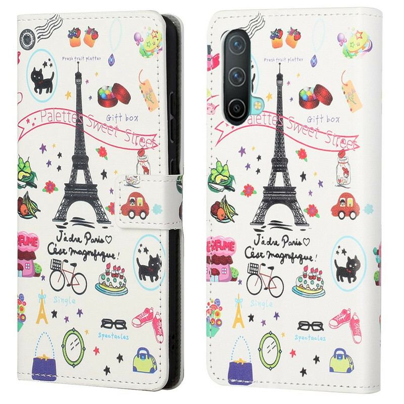 Flip Cover OnePlus Nord CE 5G Jeg Elsker Paris