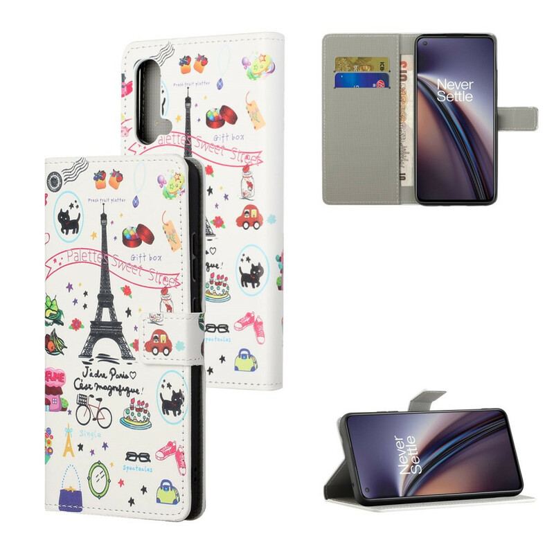 Flip Cover OnePlus Nord CE 5G Jeg Elsker Paris