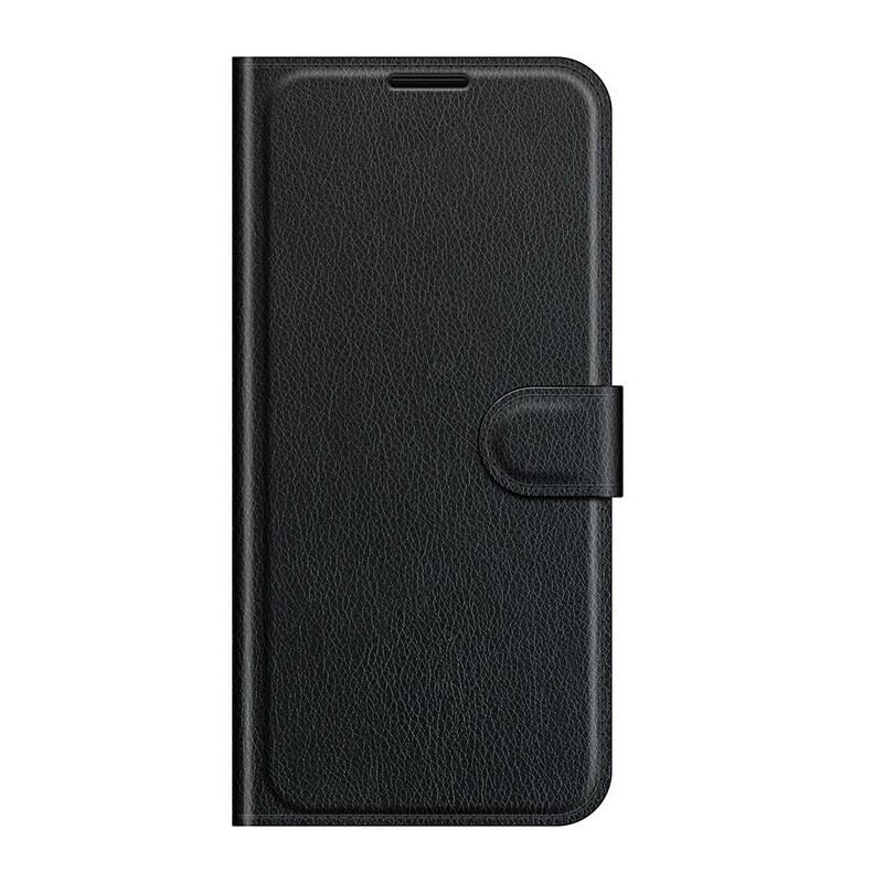 Flip Cover OnePlus Nord CE 5G Klassisk Litchi-effekt