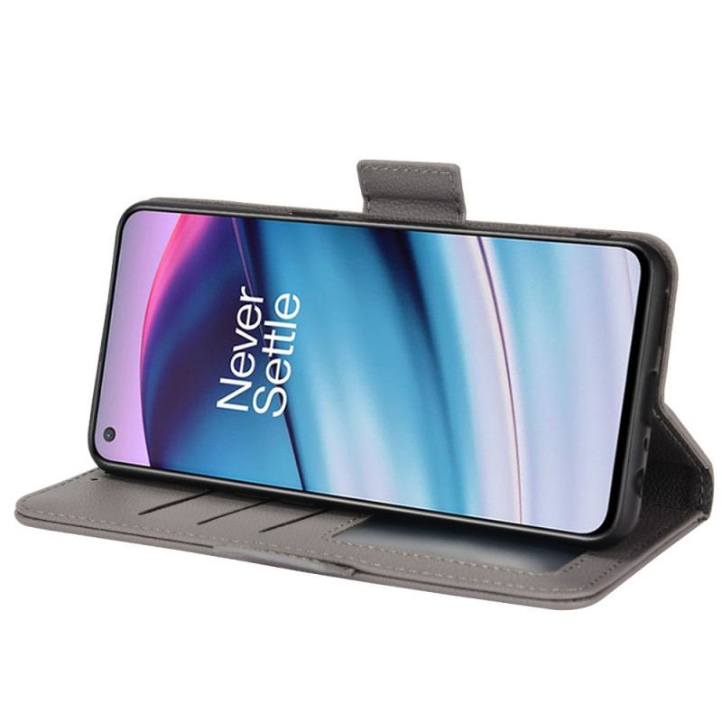 Flip Cover OnePlus Nord CE 5G Læder Cover Flap Dobbelt Nye Farver