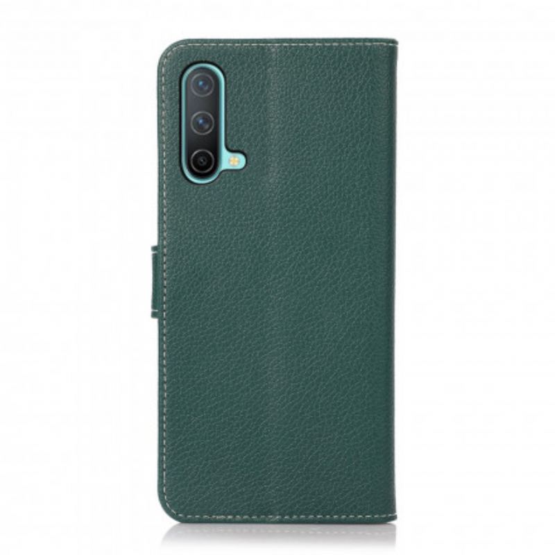 Flip Cover OnePlus Nord CE 5G Litchi Tekstur