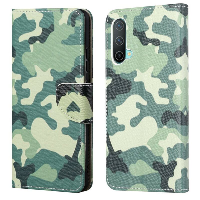 Flip Cover OnePlus Nord CE 5G Militær Camouflage