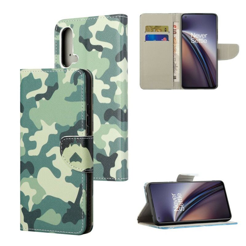 Flip Cover OnePlus Nord CE 5G Militær Camouflage