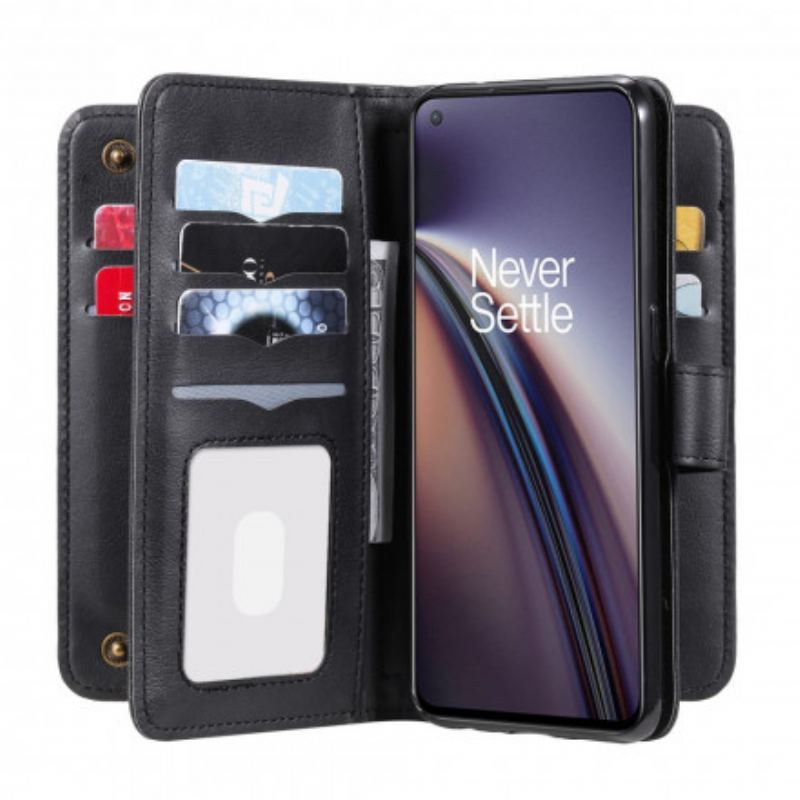 Flip Cover OnePlus Nord CE 5G Multifunktions 10 Kortholder