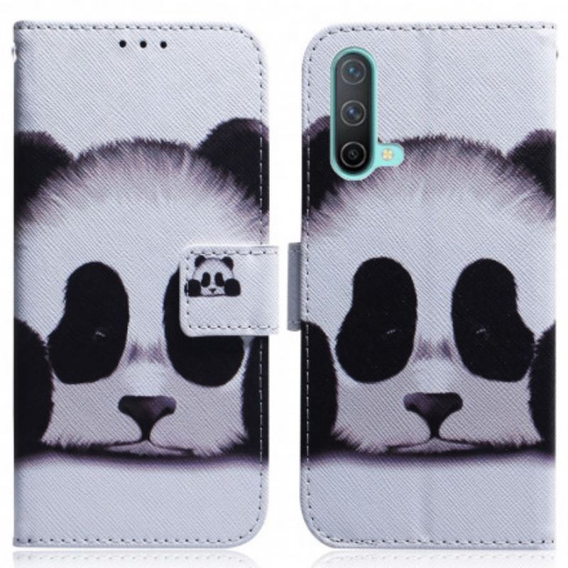 Flip Cover OnePlus Nord CE 5G Panda Ansigt