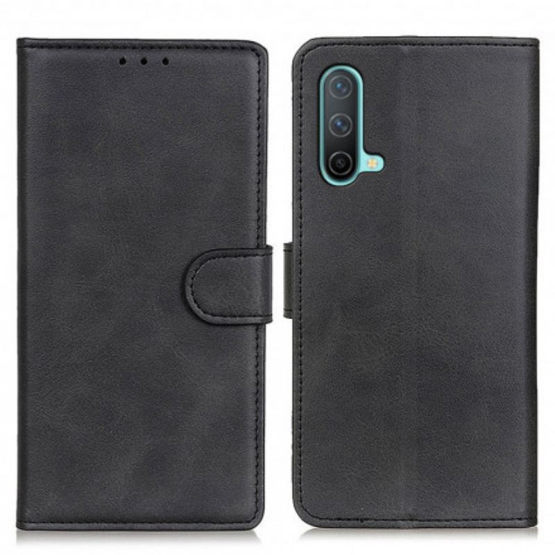 Flip Cover OnePlus Nord CE 5G Retro Mat Lædereffekt