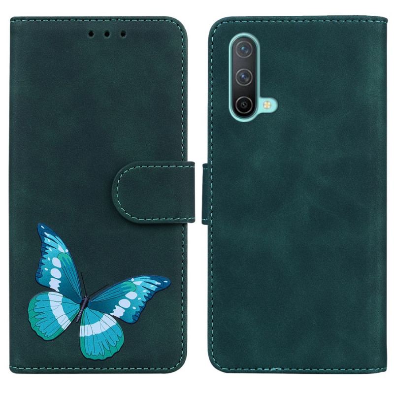 Flip Cover OnePlus Nord CE 5G Skin-touch Butterfly